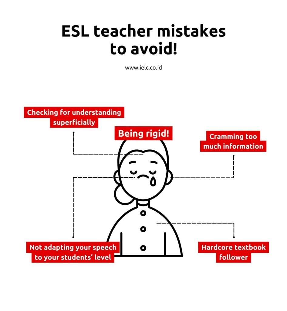 ESL teacher mistakes to avoid
