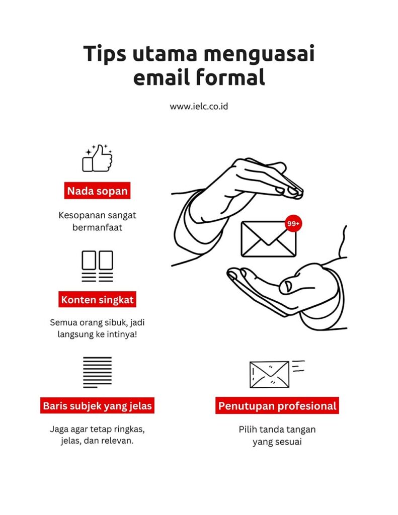 Tips utama menguasai email formal