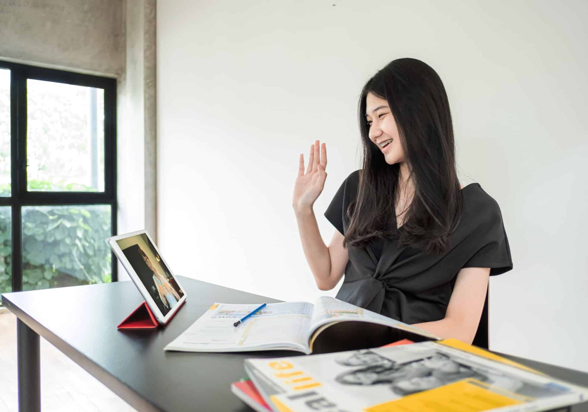 IELC Adults Student Having Online Class